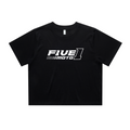 Women’s crop tee - black