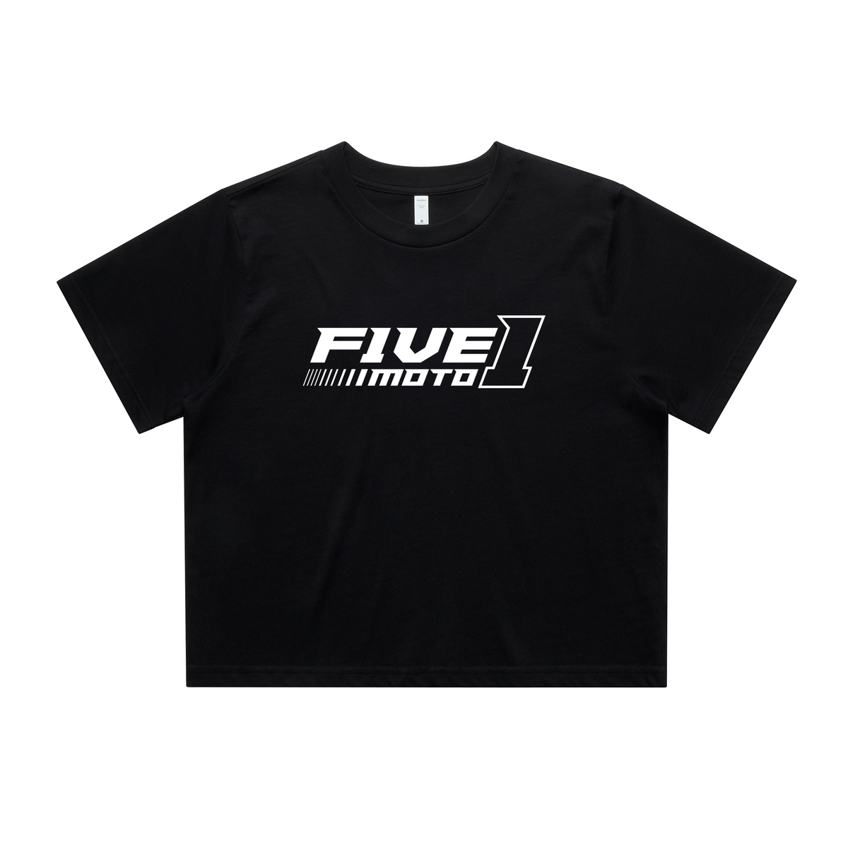 Women’s crop tee - black
