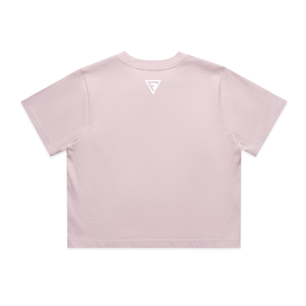 Women’s crop tee - pink